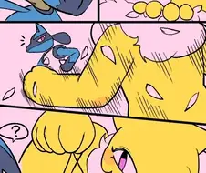 슬리퍼 눈나가 장난치는 만화