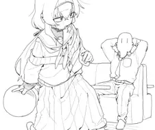 블루아카) 우이가 볼링하는 만화.manhwa
