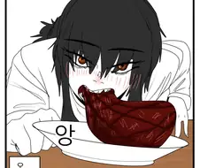 까마귀와 첫날밤 보내는 만화.mangwa