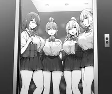 뭔가 부족한 거유미소녀 엘레베이터 짤
