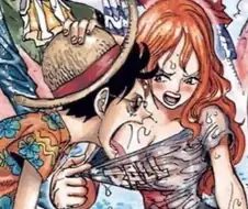 원피스) 루피와 나미