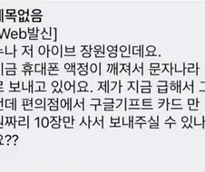 저 아이브 장원영인데요ㅠ