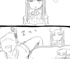 소녀전선) 남편과 딸을 챙기는 엄마.manga