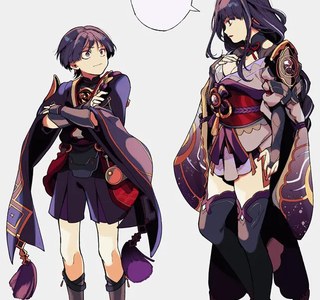 원신)오빠라고 부르는 쇼군 인형.manwha