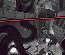 여주인공이 촉수괴물한테 패배하는 Manhwa