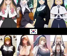 한국&일본 만화의 수녀들