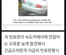 한개 남은 차량 번호판.jpe