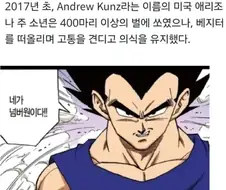 "사이어인의 왕자 베지터라면 그렇게 했을테니까..."