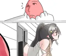 트릭컬) 창문에 껴있는 음란한 힐데.manga