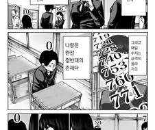 어느날 사람들의 머리 위로 숫자가 보이기 시작한 만화.manga