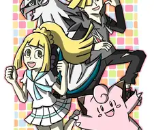 포켓몬)글라디오와 릴리에 남매_manwha