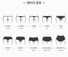[후방] 다양한 팬티들