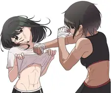 복근이 생긴 만화