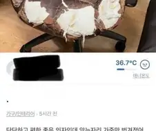 당근마켓 만원짜리 의자 갑
