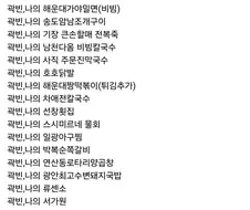 전국 맛집 일람 이라는 야구선수 찬양