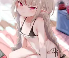 후방) 배를 깐 미소녀가 좋다.manga
