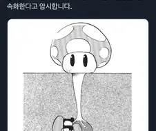 흠좀무인 슈퍼마리오 만화의 가설.manga