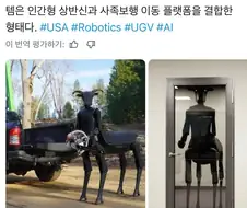 미국 로봇회사의 인명구조 로봇 ㄷㄷㄷ