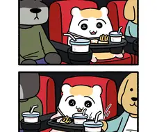 극장에서 가끔 겪는 난감한 상황.Manga