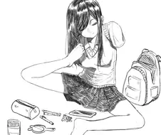 장애 소녀와 사귀는 만화