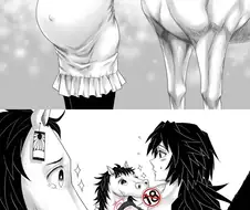 귀칼)탄지로가 말이 되었다.manga