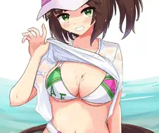 말딸) 젖은 수영복 후진