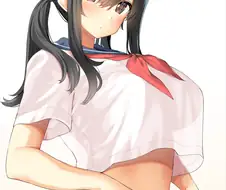 이상하게 교복을 입은 여학생