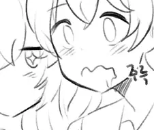 [블루아카]히후미가 쓰레기가 되버리는 만화