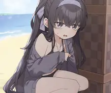 블루아카)분유냄새 수영복 우이