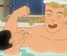 [짱구는못말려]근육이 좋은 장면
