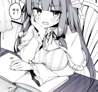 동방)틀어박혀서 살만 뒤룩뒤룩 찌는 캐릭터.manga