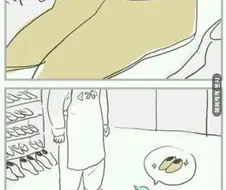 아기새가 신발사는 만화