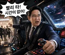 ??? : 빨리 타!! 시간이 없어!!