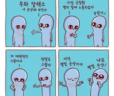 외계인들이 지구 생활 하는 만화.manhwa