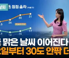 아니 한반도야 아직 5월인 거 모름??
