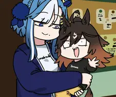 말딸) 고증에 의거한 모자지간 팬아트.