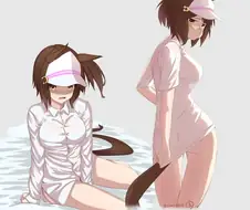 (말딸,후방)승부복이든 사복이든 둘다 음란한 아이