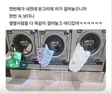 빨래방 플래쉬몹