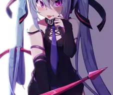 혀 내미는 하츠네 미쿠.manga