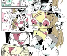 여성형 리빙아머 만화