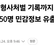 해병대 750명 개인정보 유출