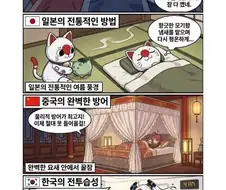 한중일의 모기 대처법