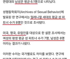 성관계 파트너, 몇 명이면 많은 걸까❓