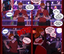 뱀파이어 게임을 하려다 진짜 뱀파이어와 싸우는 만화.manwha