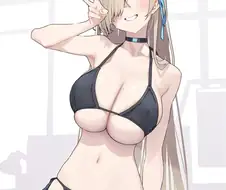 후방 블루아카) 나온지 2시간된 따끈따끈한 아스나 비키니 짤