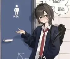 여자화장실을 거부하는 ㅂㅊ.manga