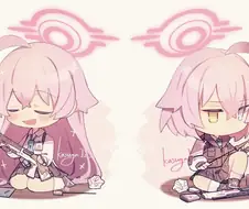 블루아카)총기수입하는 호시노