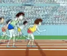 전력 질주해서 1등을 했던 하니