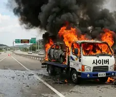 불타는 사이버 렉카 가져옴