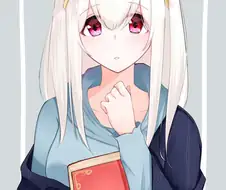 @) 은발적안이 된 후미카